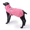 New Style Dog Winter Jacket with Waterproof Warm Polyester Filling Fabric-(pink , size 2XL))