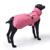 New Style Dog Winter Jacket with Waterproof Warm Polyester Filling Fabric-(pink , size 2XL))