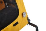 Yellow Outdoor Heavy Duty Foldable Utility Pet Stroller Dog Carriers Bicycle Trailer