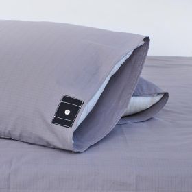 Grounding Gas Silver Fiber Cotton Pillowcase (Option: grey-50x76cm american Standard)